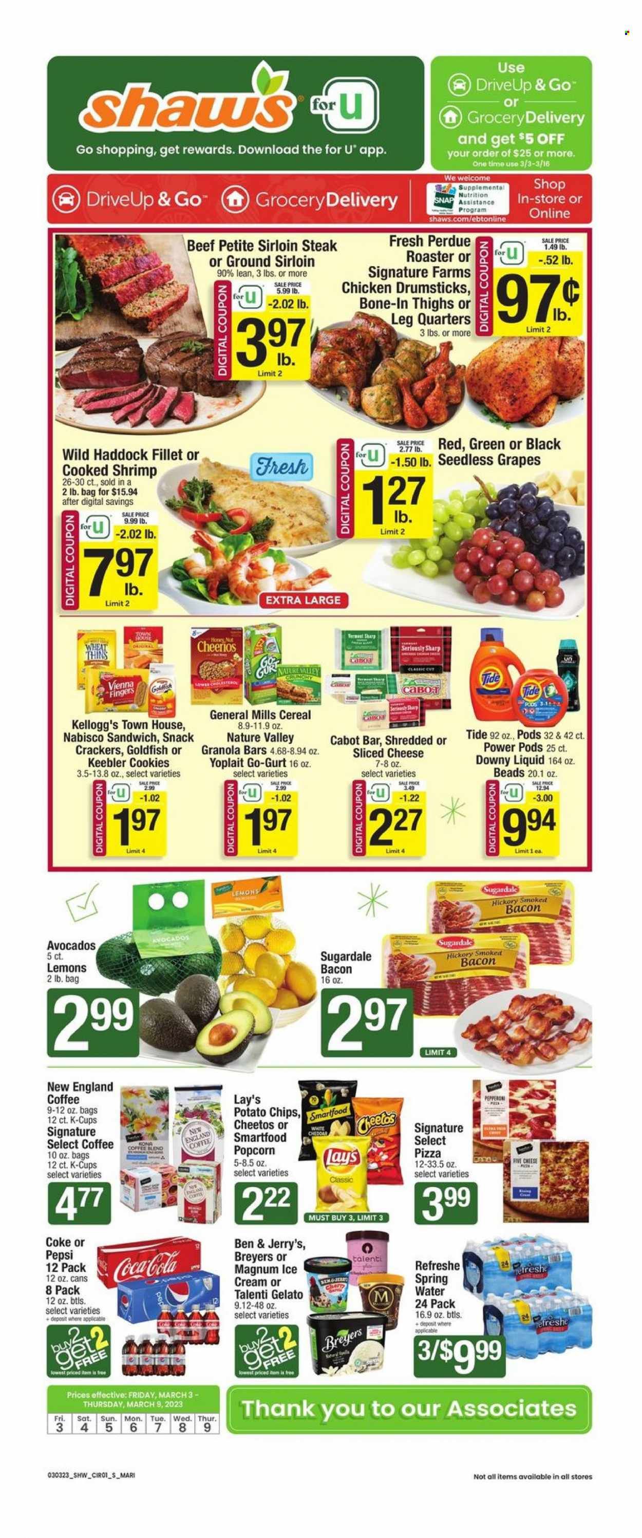 Shaw’s (MA, ME, NH, RI, VT) Weekly Ad Flyer Specials March 3 to March 9, 2023