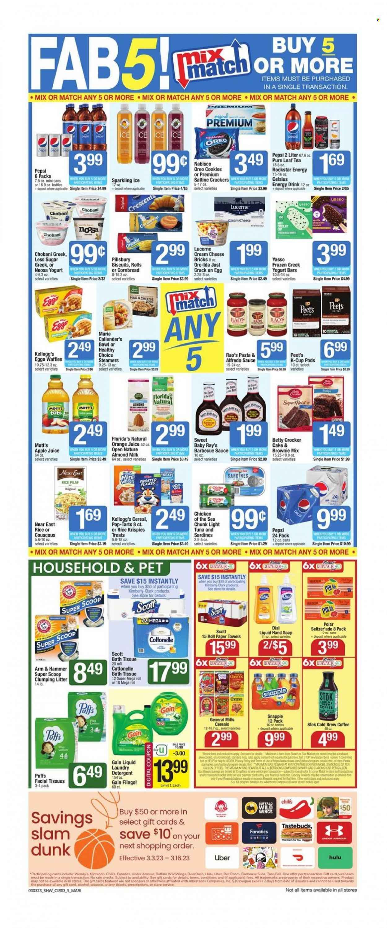 Shaw’s (MA, ME, NH, RI, VT) Weekly Ad Flyer Specials March 3 to March 9, 2023