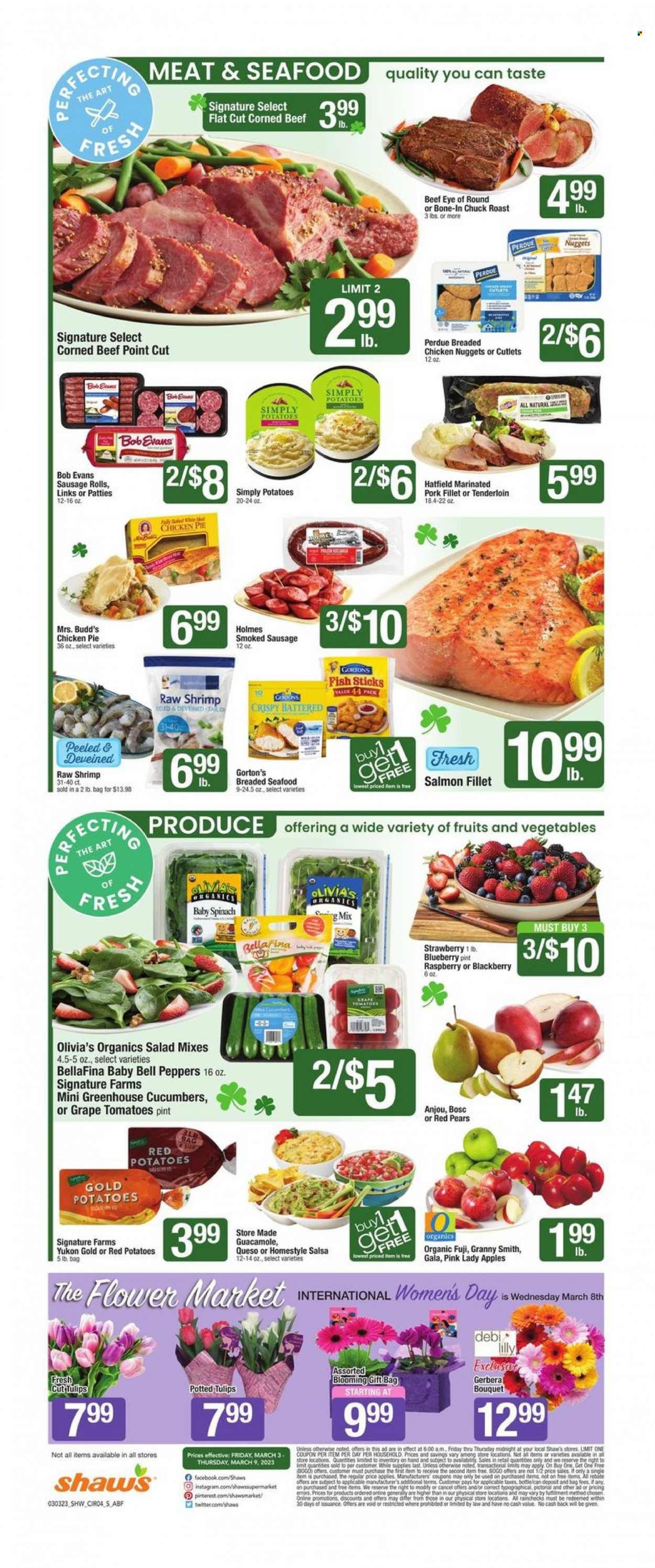 Shaw’s (MA, ME, NH, RI, VT) Weekly Ad Flyer Specials March 3 to March 9, 2023