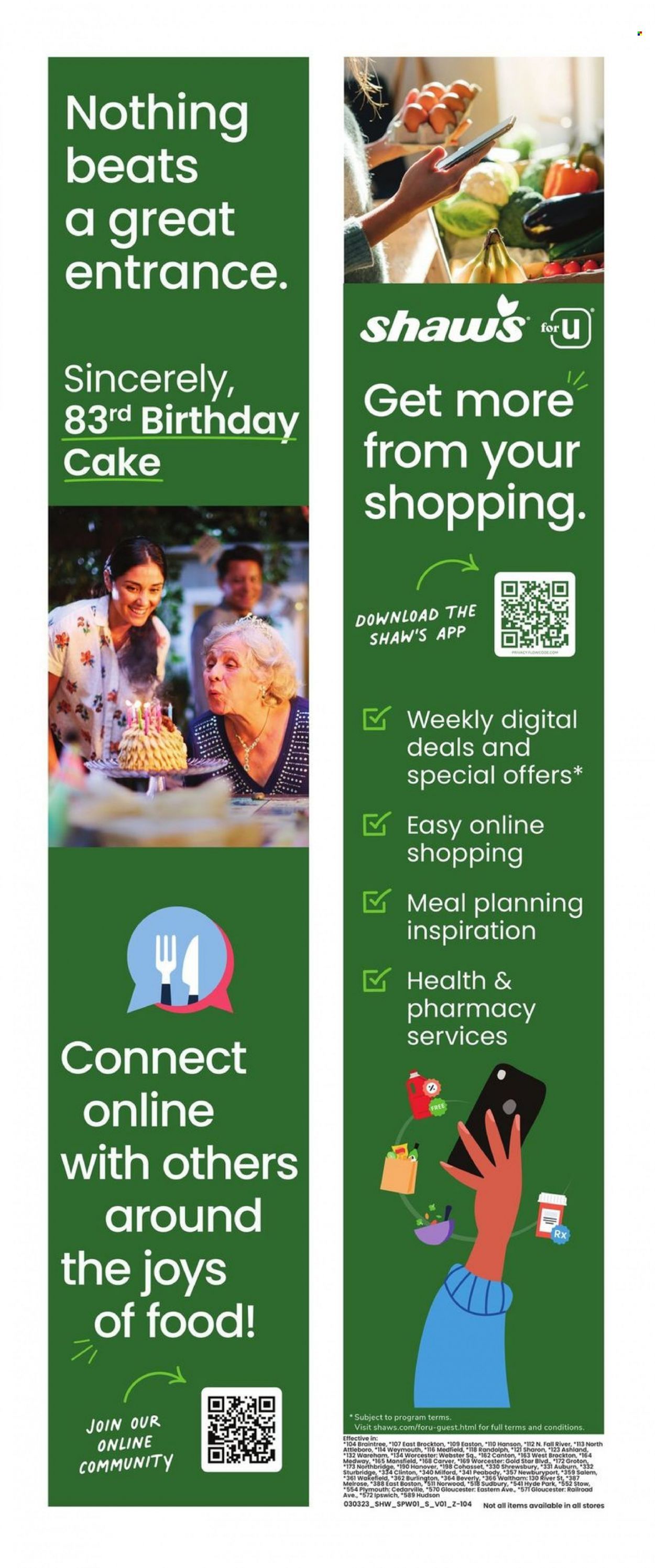 Shaw’s (MA, ME, NH, RI, VT) Weekly Ad Flyer Specials March 3 to March 9, 2023