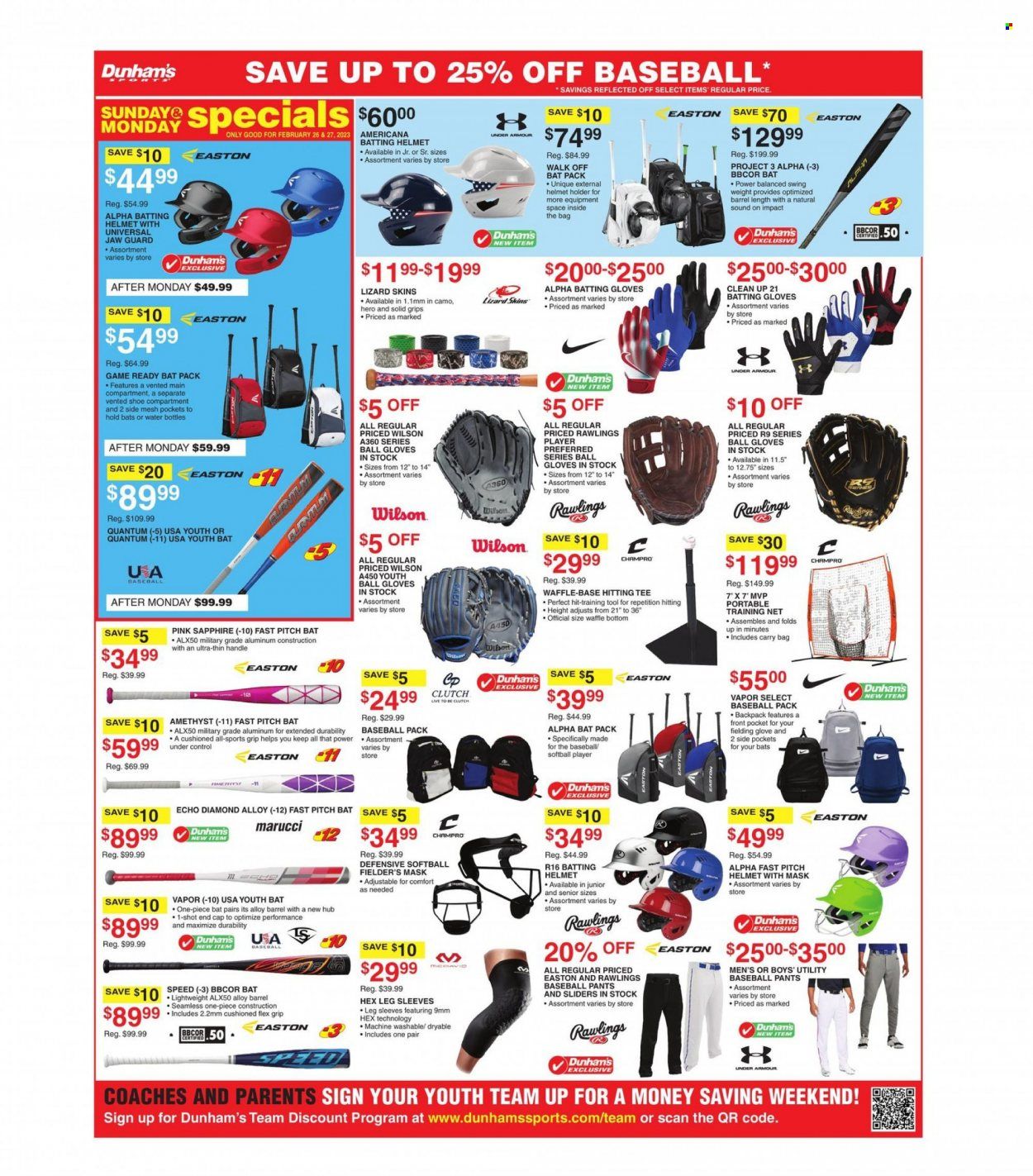 Dunham's Sports (MI) Weekly Ad Flyer Specials February 25 to March 2, 2023