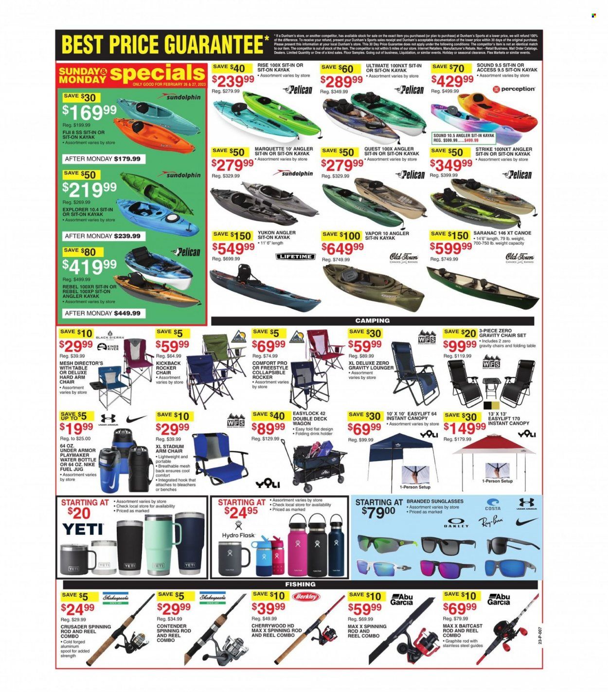 Dunham's Sports (MI) Weekly Ad Flyer Specials February 25 to March 2, 2023
