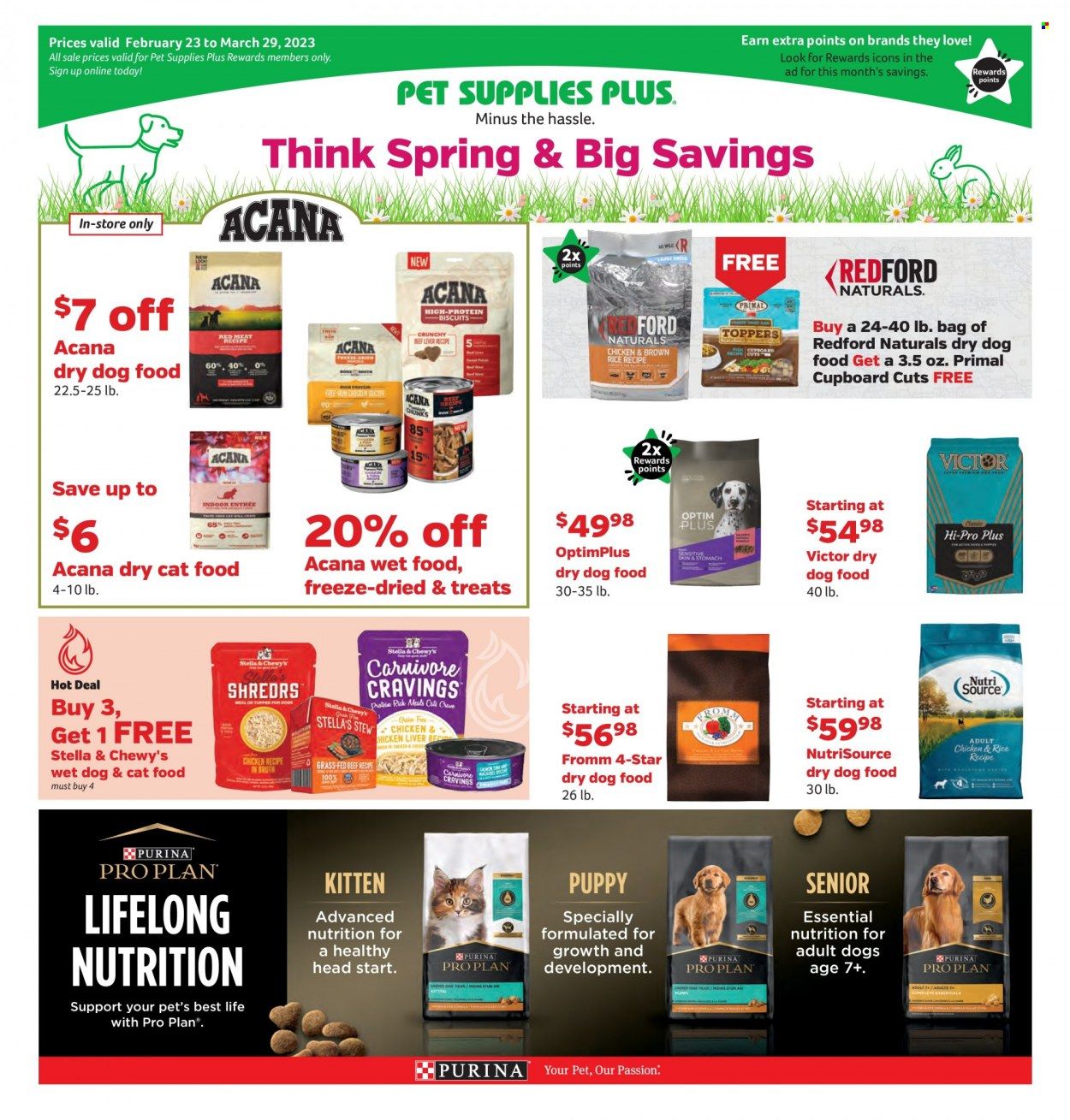Pet Supplies Plus Weekly Ad Flyer Specials February 23 to March 29, 2023