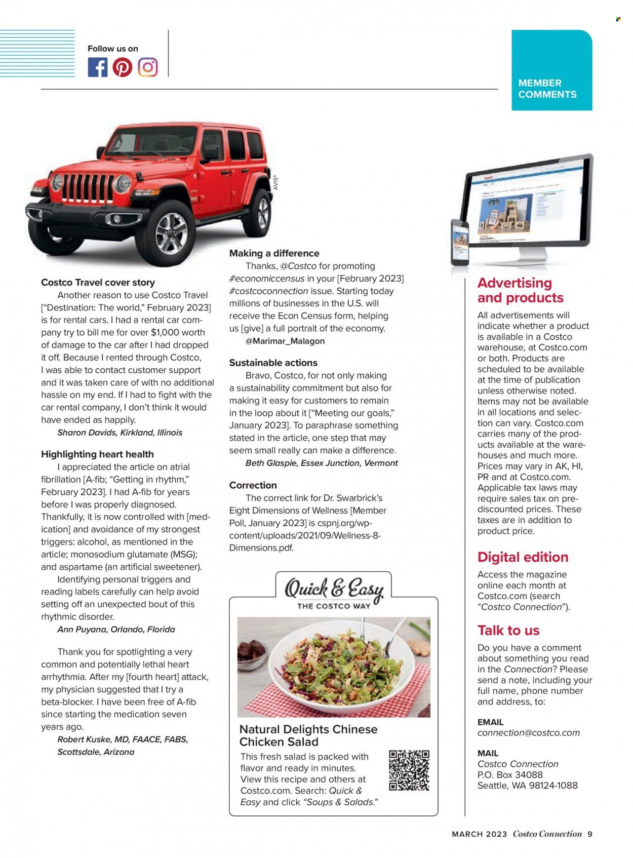 Costco Weekly Ad Flyer Specials March 1 to March 31, 2023
