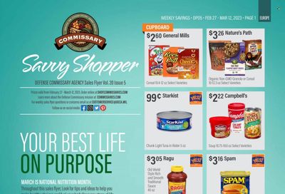 Commissary Weekly Ad Flyer Specials February 27 to March 12, 2023