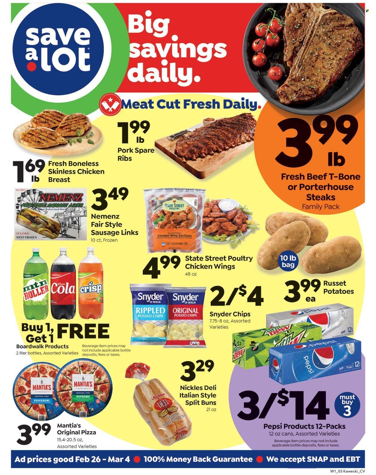 Save a Lot (OH, PA) Weekly Ad Flyer Specials February 26 to March 4, 2023