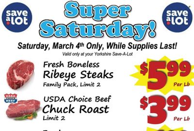 Save a Lot (NY) Weekly Ad Flyer Specials February 26 to March 4, 2023
