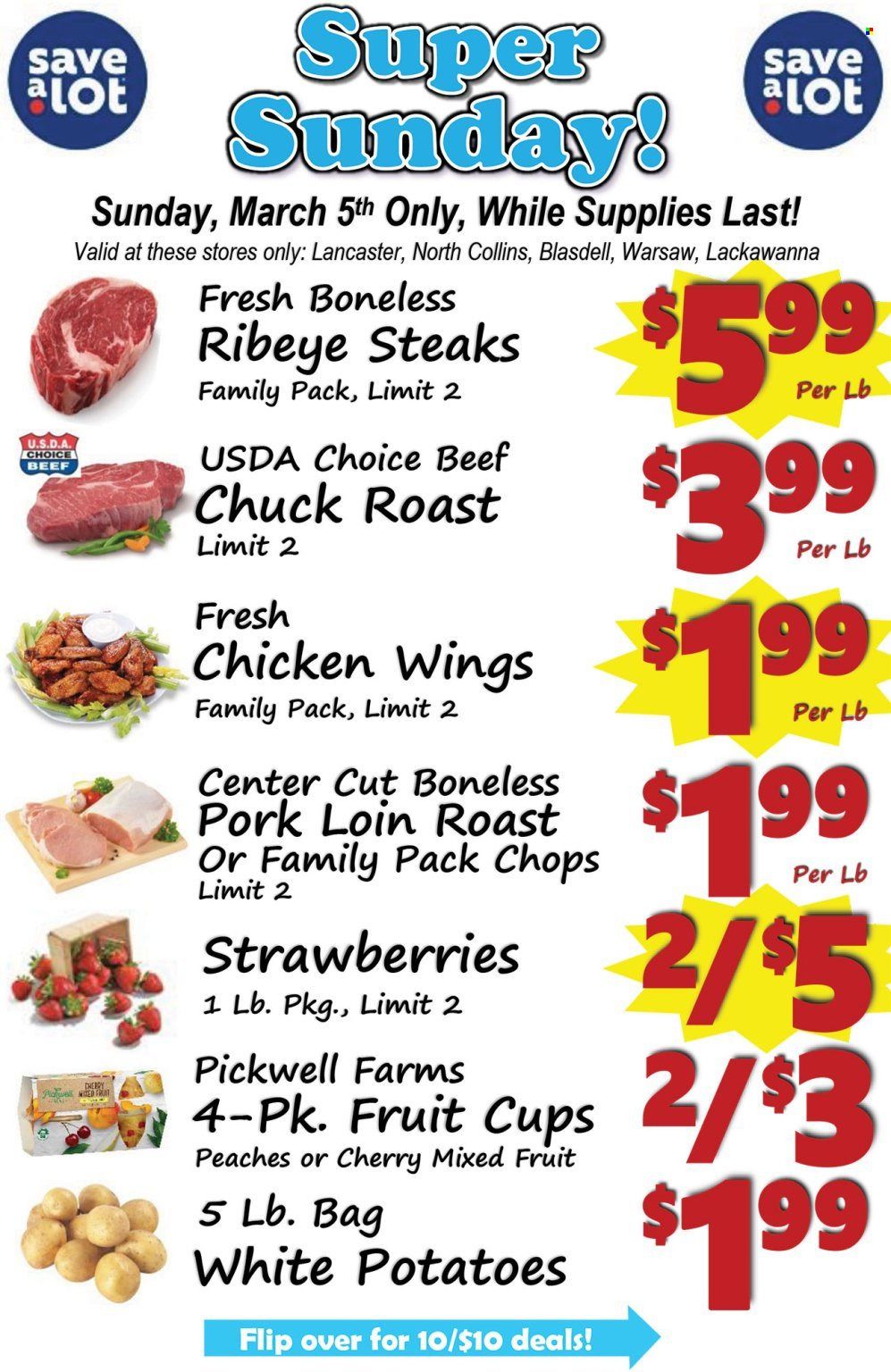 Save a Lot (NY) Weekly Ad Flyer Specials February 27 to March 5, 2023