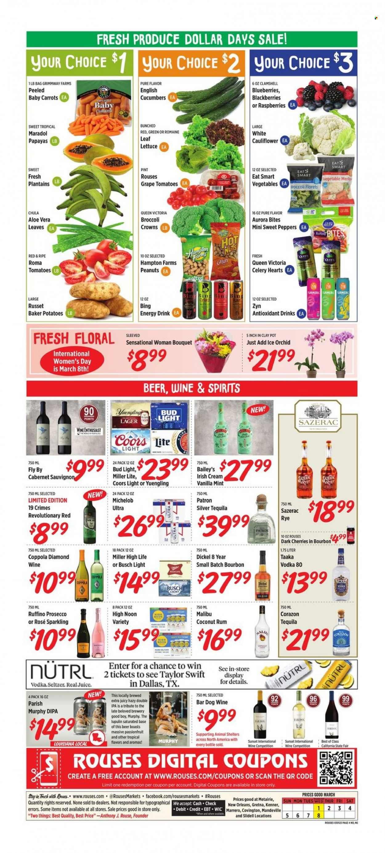 Rouses Markets (LA) Weekly Ad Flyer Specials March 1 to March 8, 2023