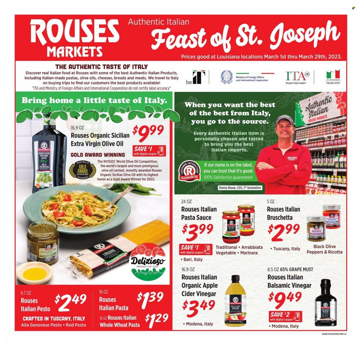 Rouses Markets (LA) Weekly Ad Flyer Specials March 1 to March 29, 2023