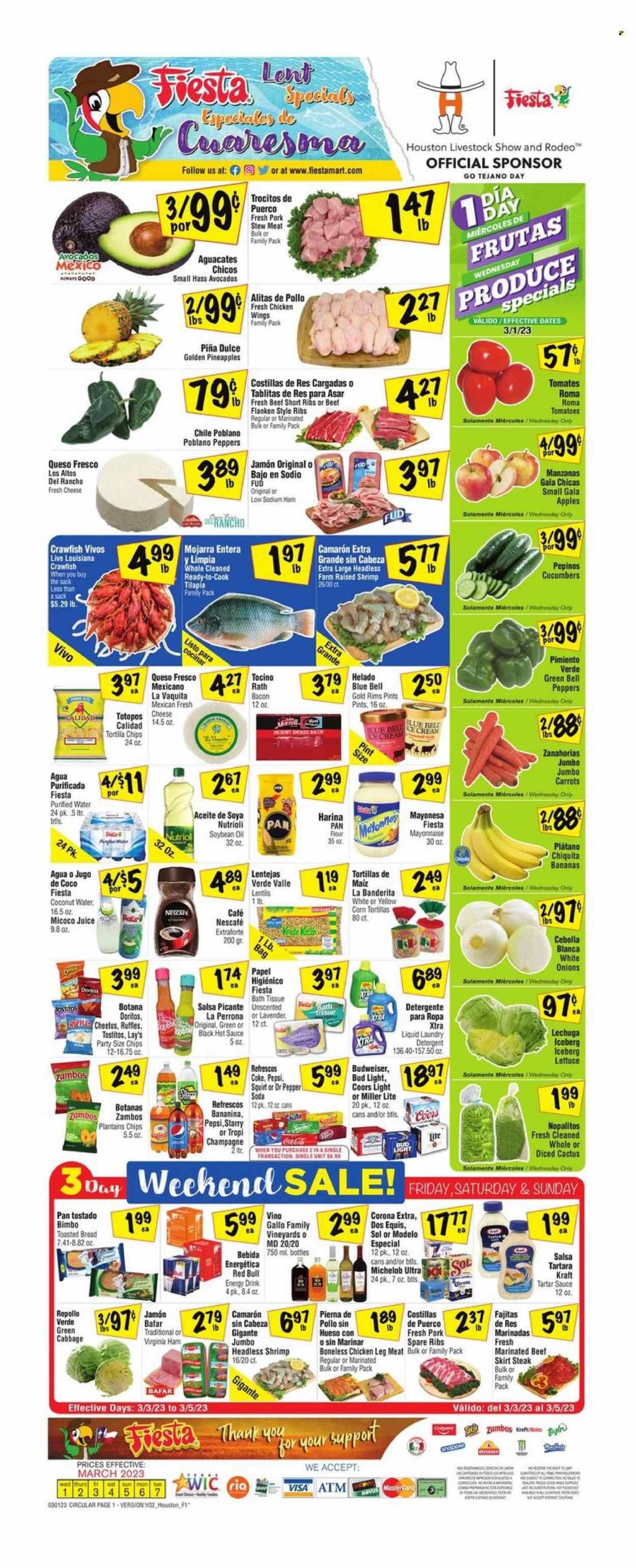 Fiesta Mart (TX) Weekly Ad Flyer Specials March 1 to March 7, 2023