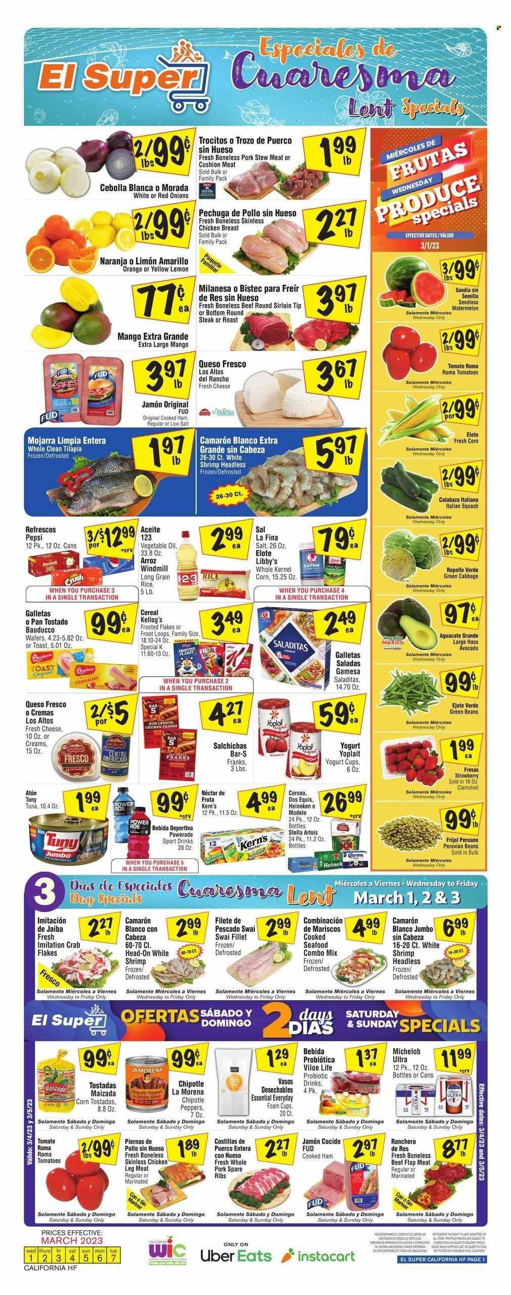El Super (CA) Weekly Ad Flyer Specials March 1 to March 7, 2023