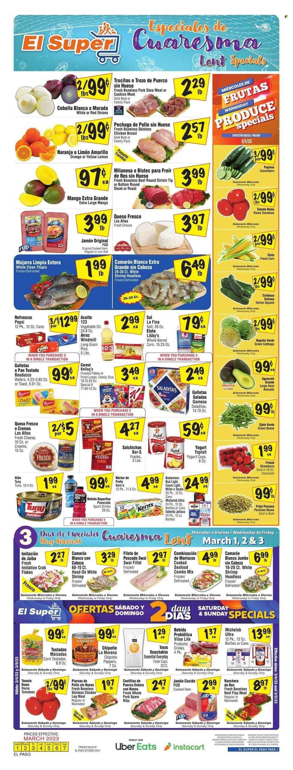 El Super (TX) Weekly Ad Flyer Specials March 1 to March 7, 2023
