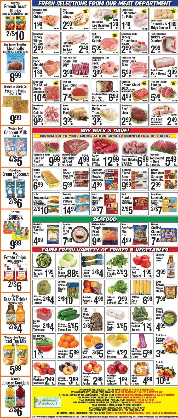 Western Beef (FL, NY) Weekly Ad Flyer Specials March 2 to March 8, 2023