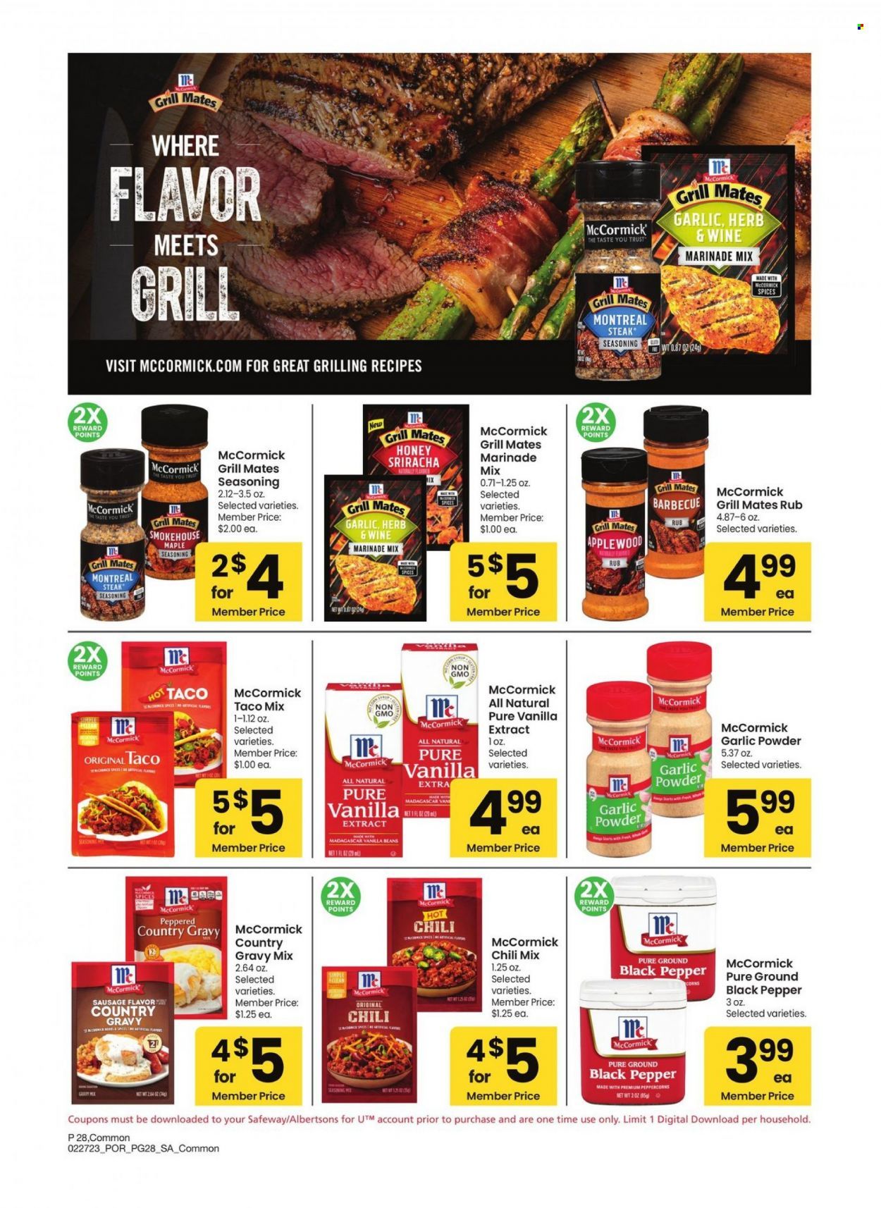 Safeway (OR) Weekly Ad Flyer Specials February 27 to April 2, 2023