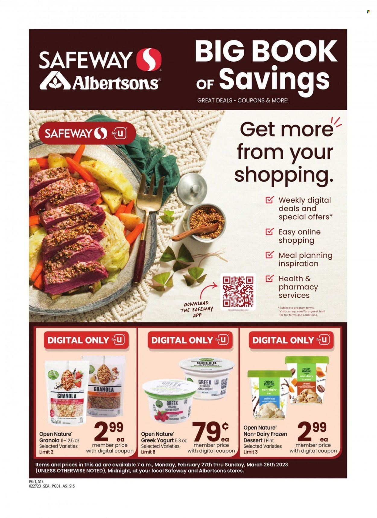 Safeway (WA) Weekly Ad Flyer Specials February 27 to March 26, 2023