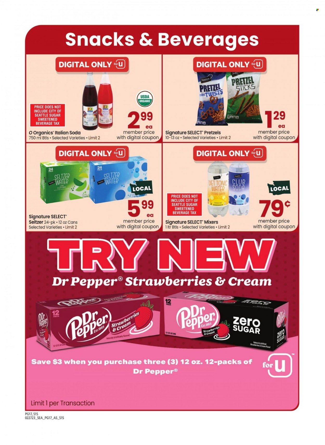 Safeway (WA) Weekly Ad Flyer Specials February 27 to March 26, 2023