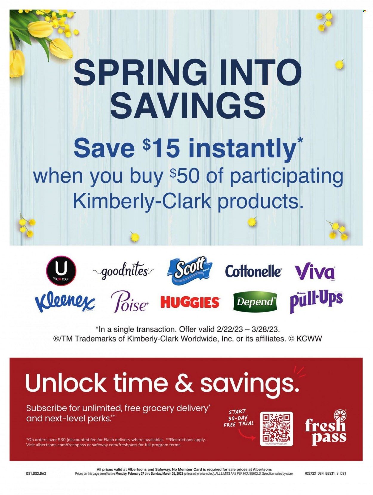 Safeway (SD) Weekly Ad Flyer Specials February 27 to March 26, 2023