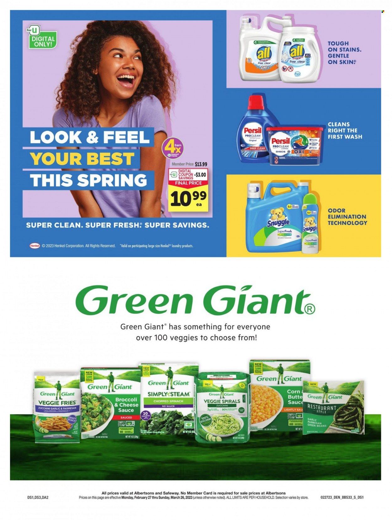 Safeway (SD) Weekly Ad Flyer Specials February 27 to March 26, 2023