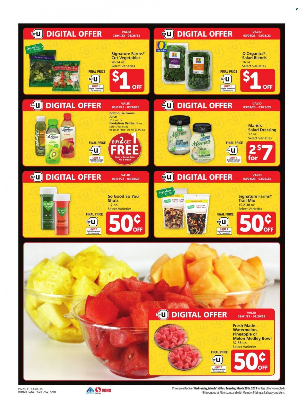 Safeway (AZ, CO, ID, MT, NE, NM) Weekly Ad Flyer Specials March 1 to March 28, 2023