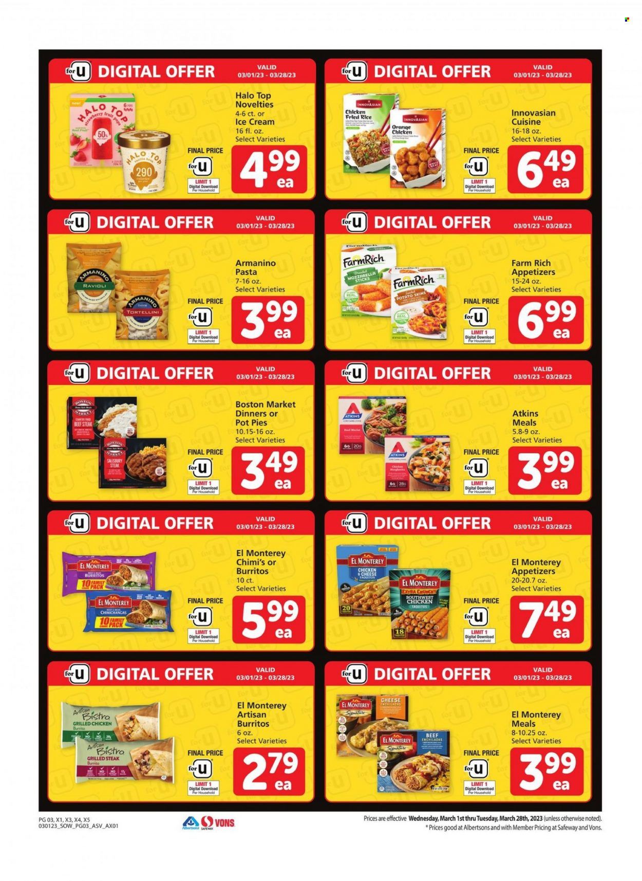 Safeway (AZ, CO, ID, MT, NE, NM) Weekly Ad Flyer Specials March 1 to March 28, 2023