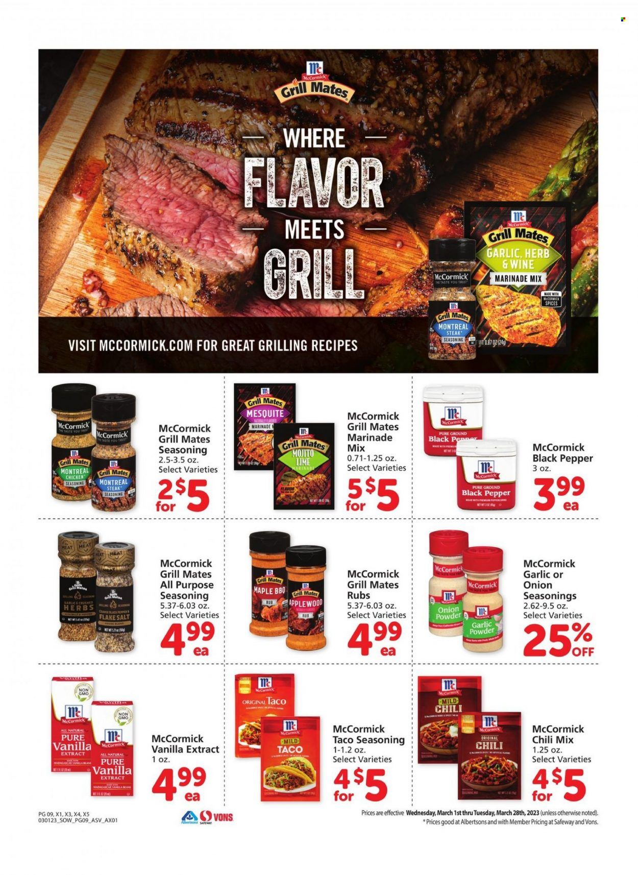 Safeway (AZ, CO, ID, MT, NE, NM) Weekly Ad Flyer Specials March 1 to March 28, 2023