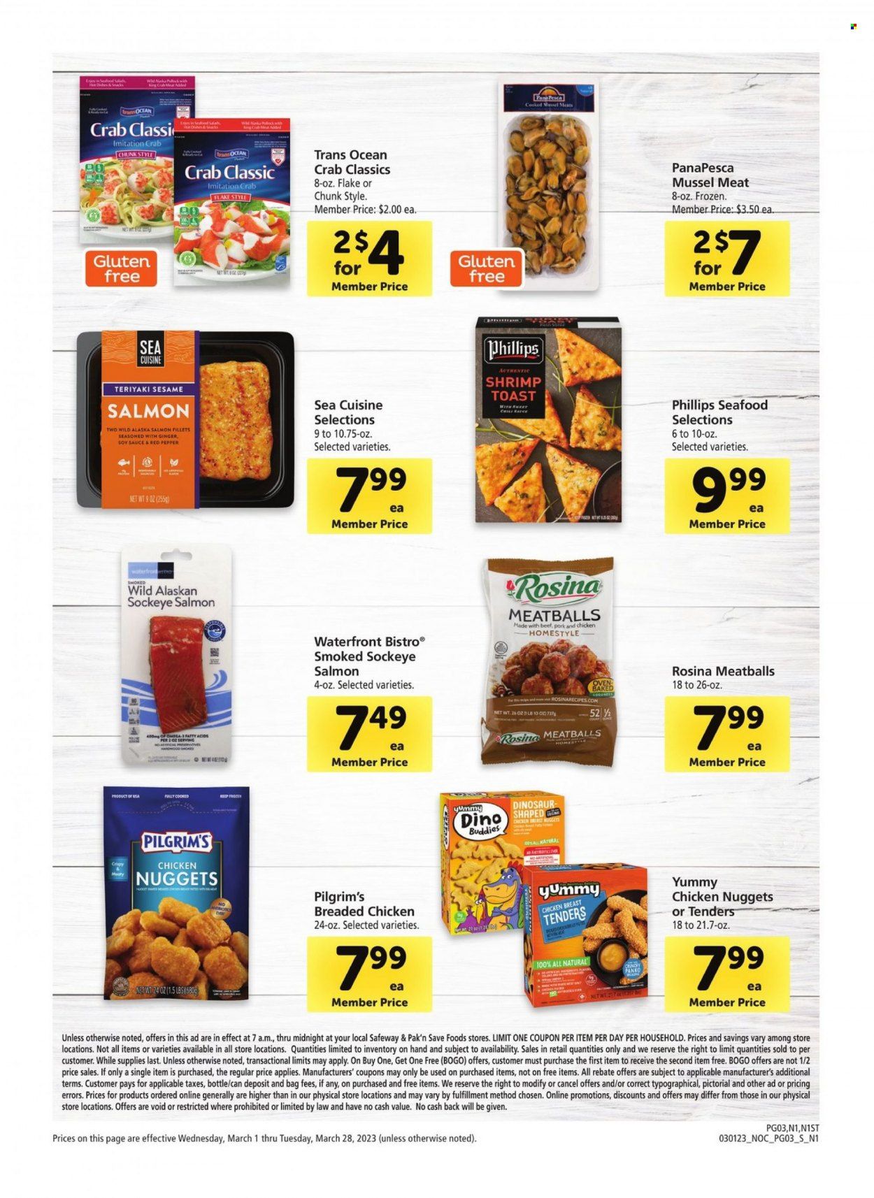 Safeway (CA, HI, OR, WA) Weekly Ad Flyer Specials March 1 to March 28, 2023
