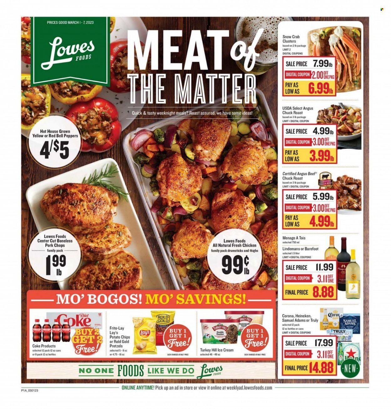 Lowes Foods (NC, SC) Weekly Ad Flyer Specials March 1 to March 7, 2023