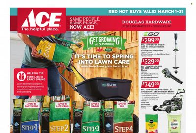 ACE Hardware Weekly Ad Flyer Specials March 1 to March 31, 2023