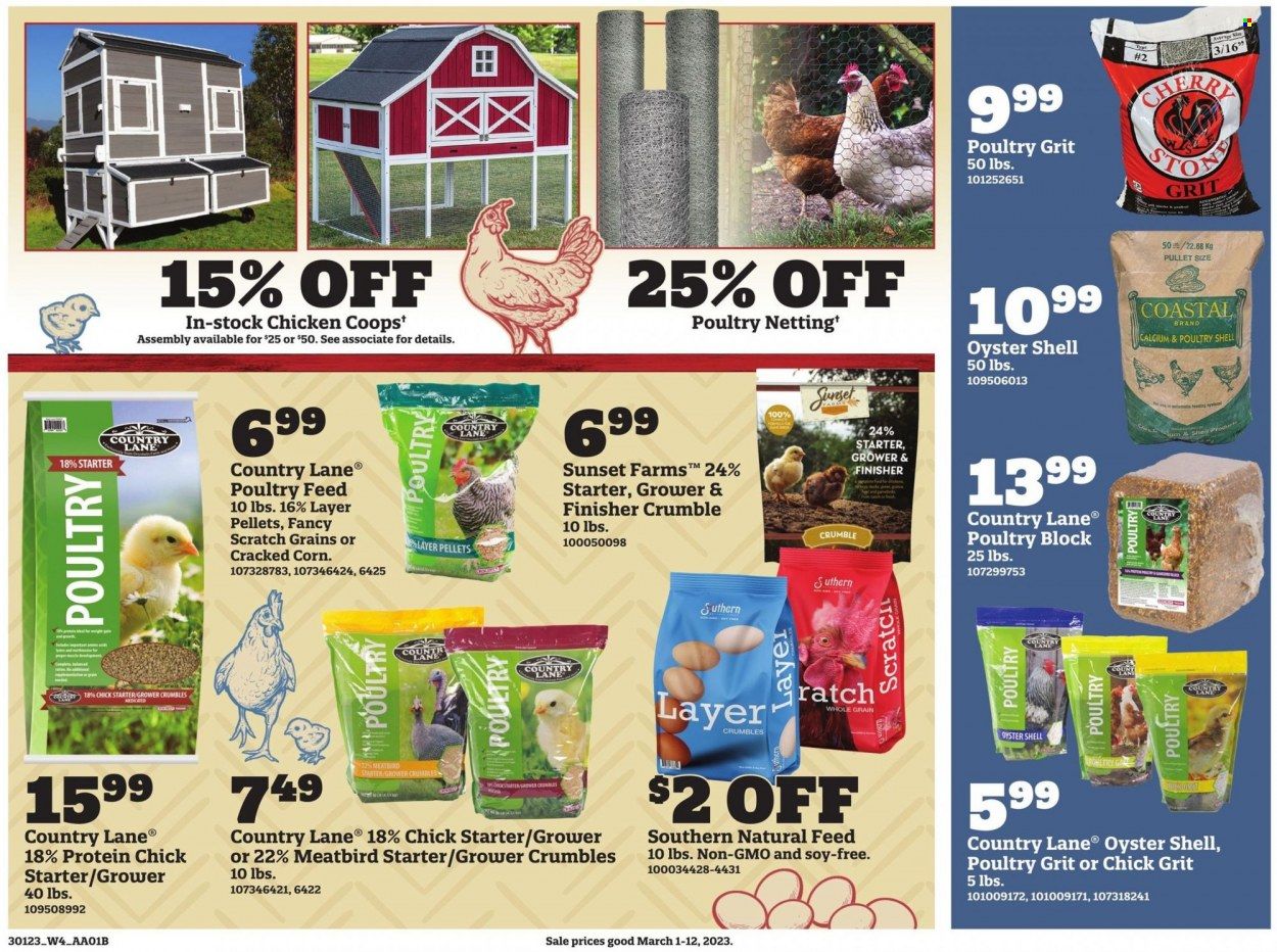 Orscheln Farm and Home (IA, IN, KS, MO, NE, OK) Weekly Ad Flyer Specials March 1 to March 12, 2023