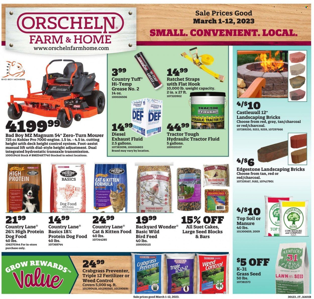 Orscheln Farm and Home (IA, IN, KS, MO, NE, OK) Weekly Ad Flyer Specials March 1 to March 12, 2023