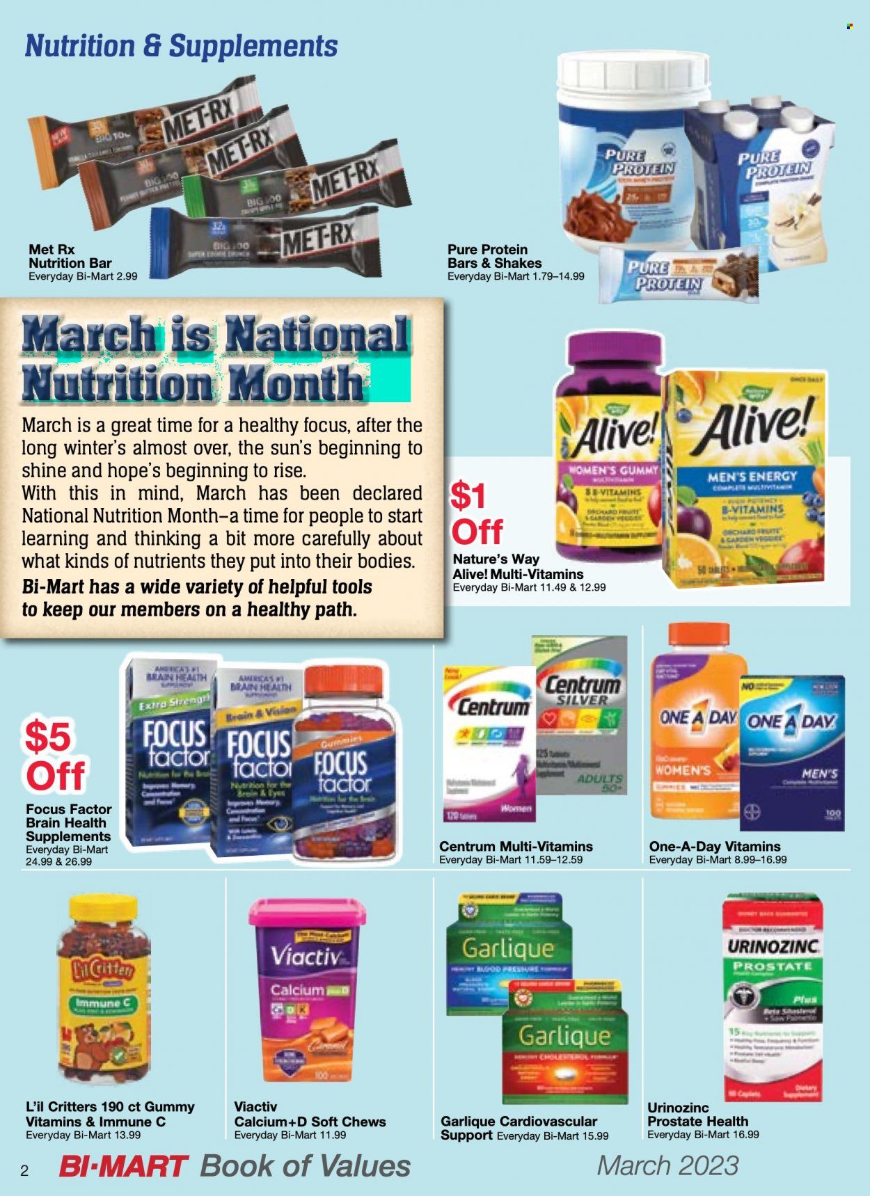 Bi-Mart (ID, OR, WA) Weekly Ad Flyer Specials March 1 to March 31, 2023