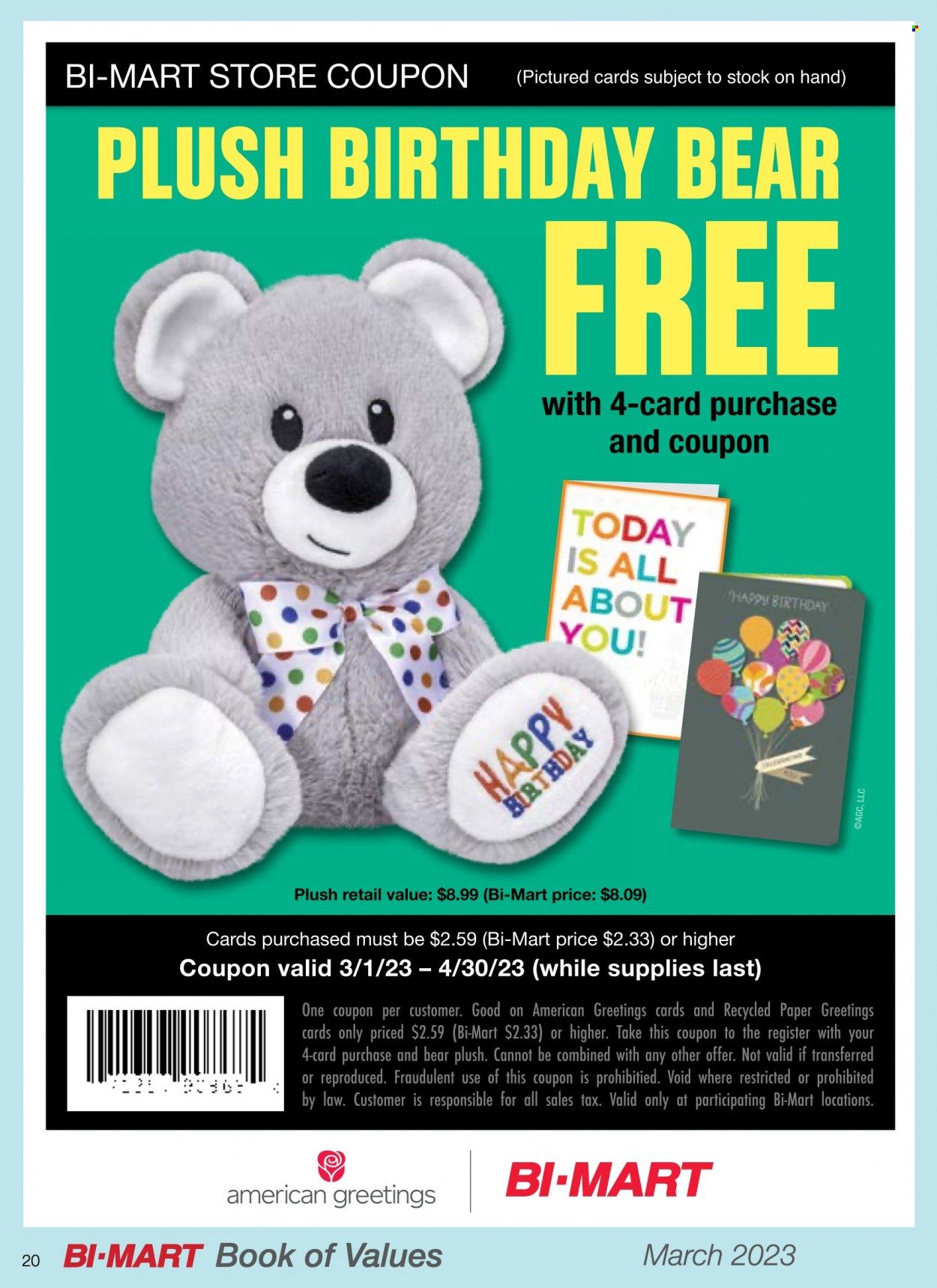 Bi-Mart (ID, OR, WA) Weekly Ad Flyer Specials March 1 to March 31, 2023
