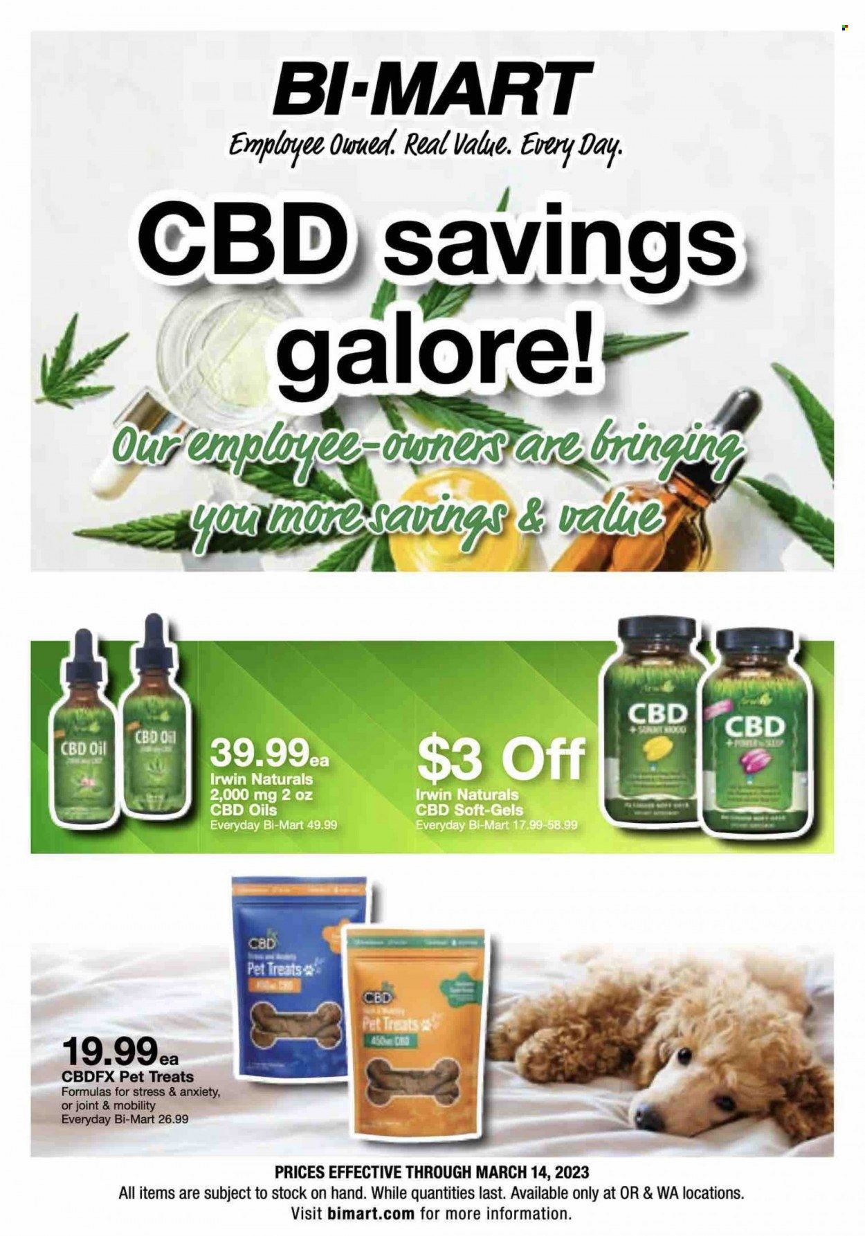 Bi-Mart (ID, OR, WA) Weekly Ad Flyer Specials March 1 to March 14, 2023