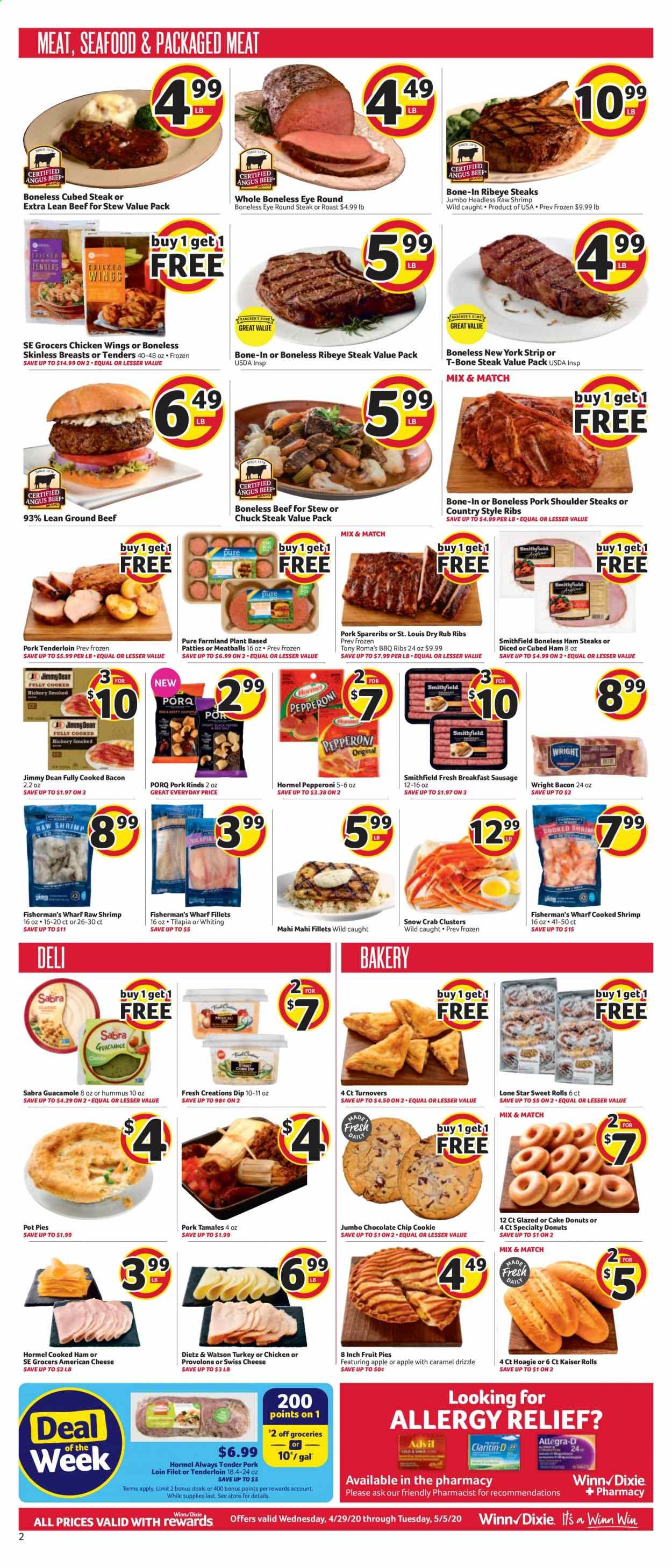 Winn Dixie Weekly Ad & Flyer April 29 to May 5
