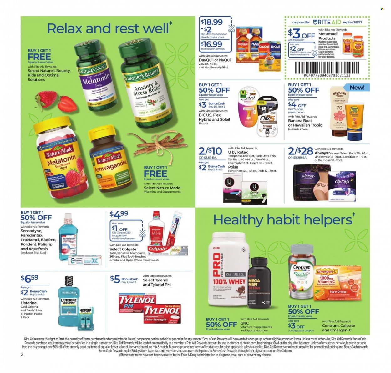 RITE AID Weekly Ad Flyer Specials March 5 to March 11, 2023
