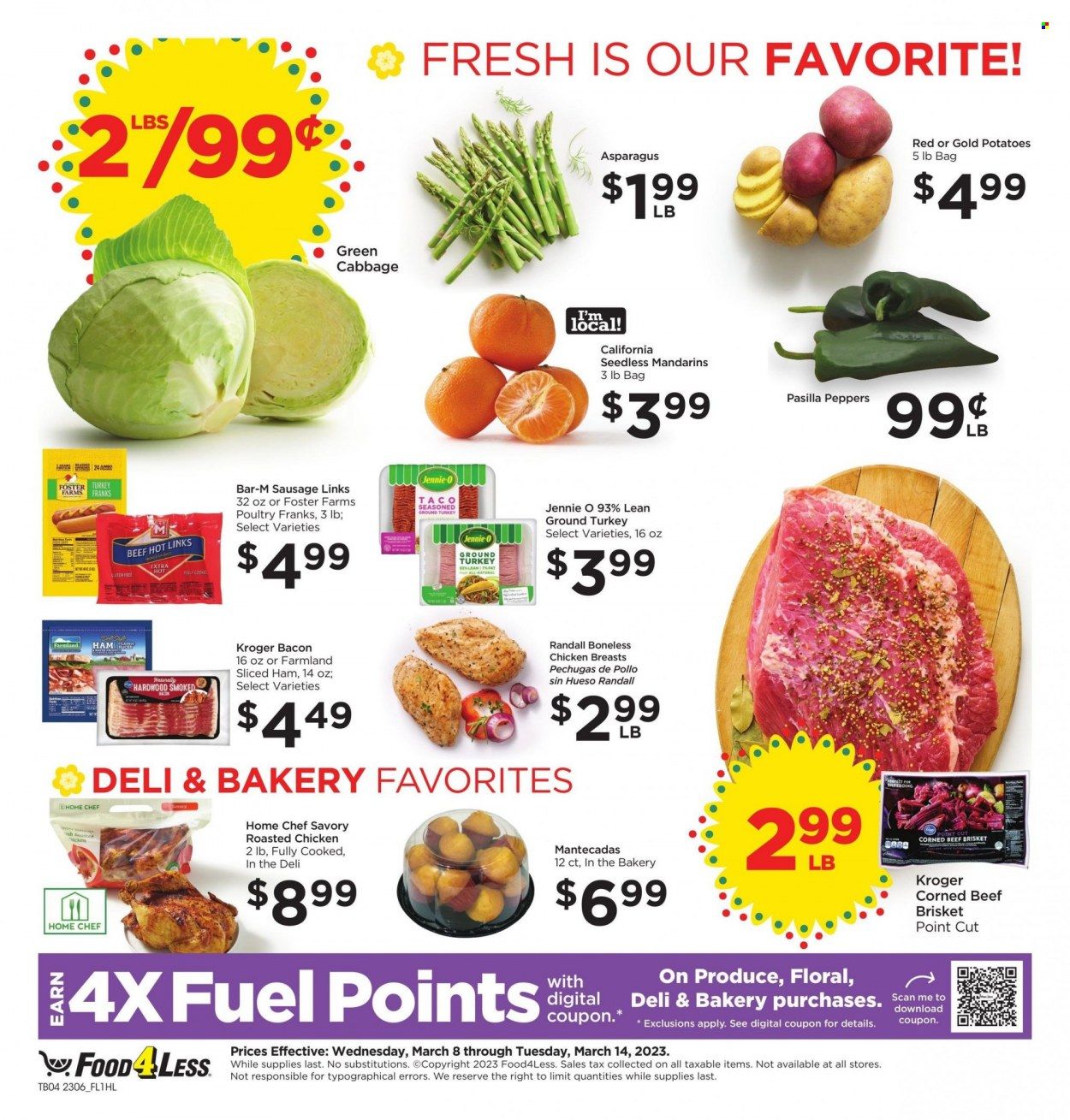 Food 4 Less (CA) Weekly Ad Flyer Specials March 8 to March 14, 2023