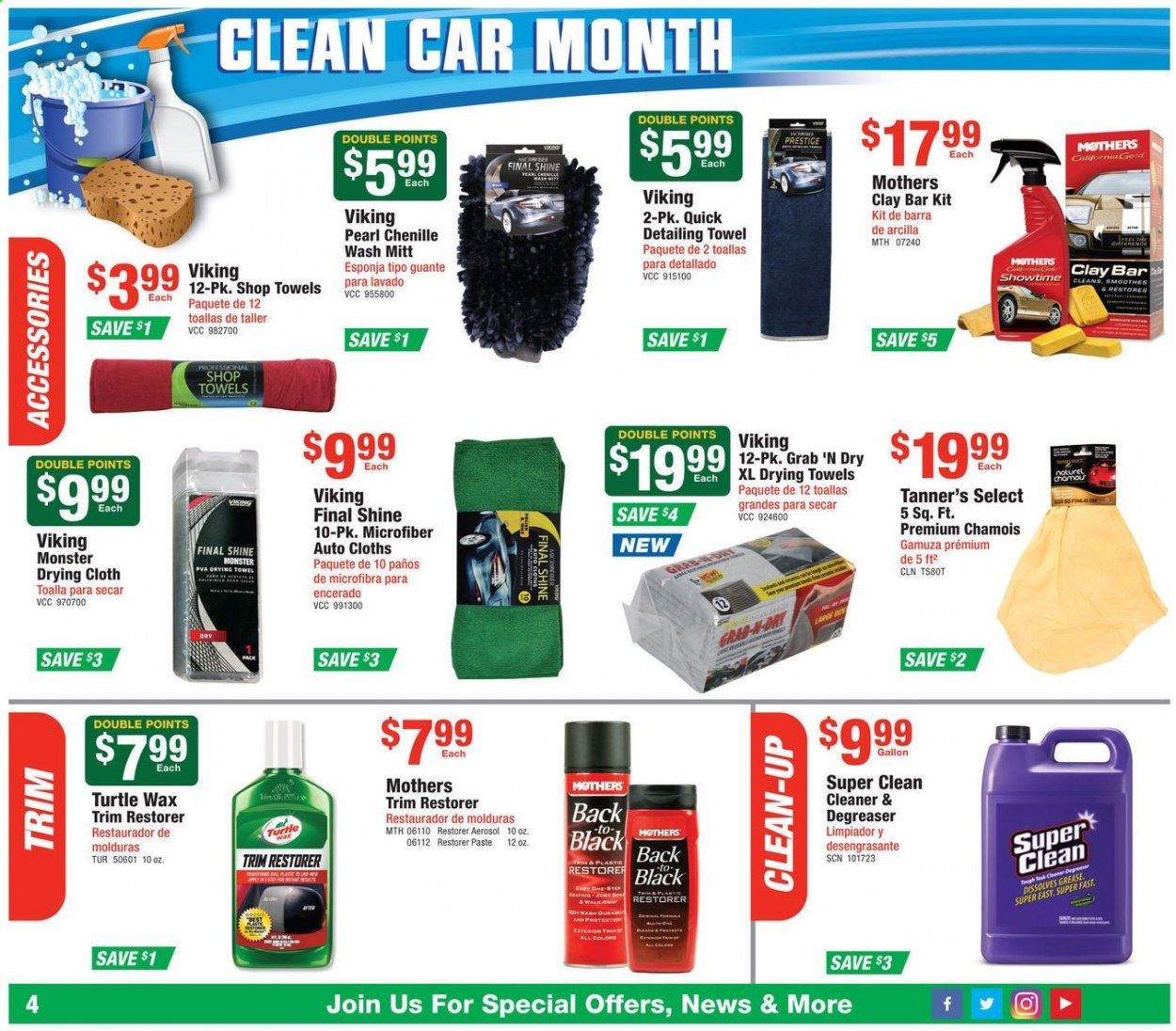O'Reilly Auto Parts (EN) Weekly Ad & Flyer April 29 to May 26