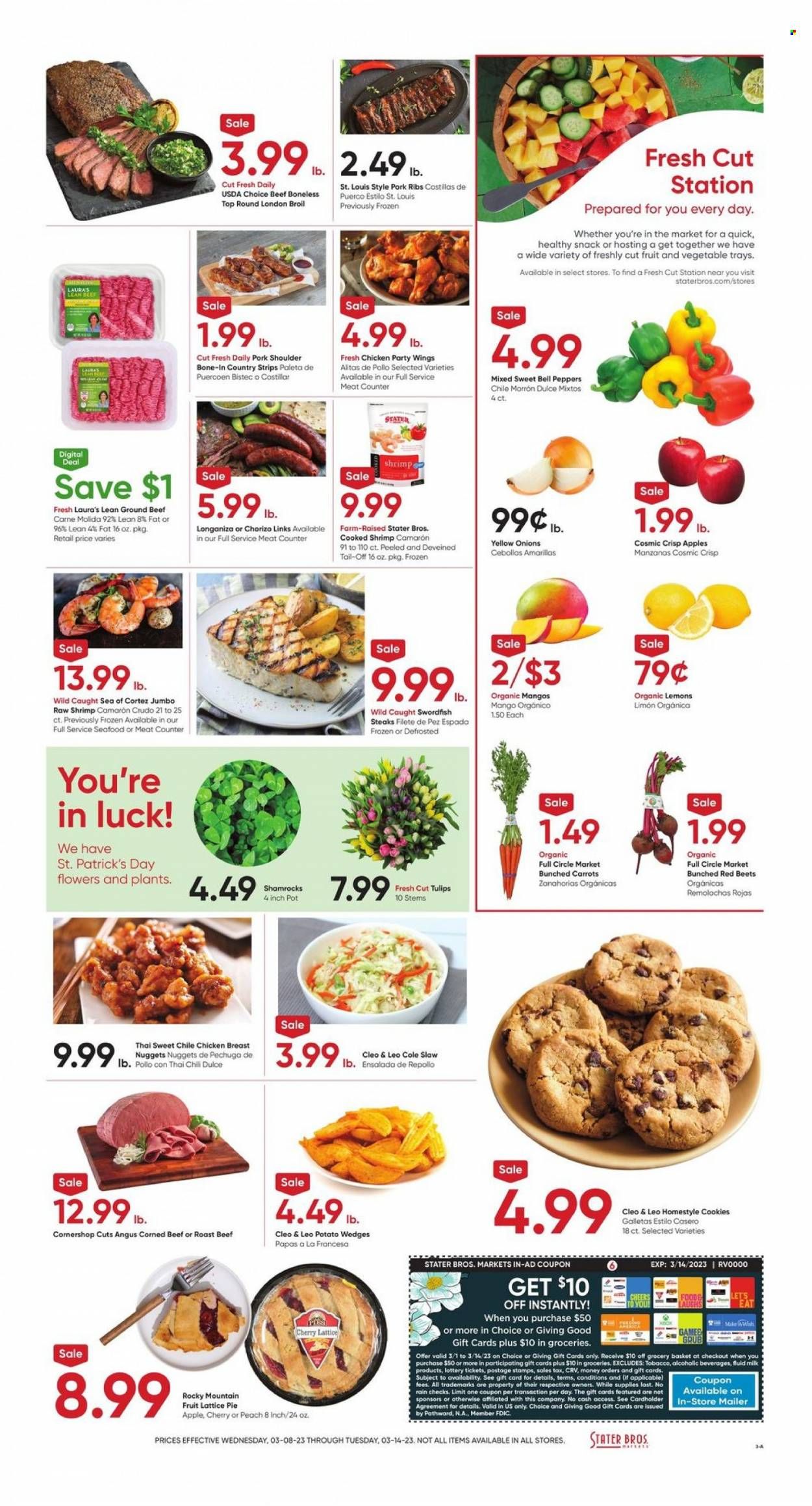 Stater Bros. (CA) Weekly Ad Flyer Specials March 8 to March 14, 2023