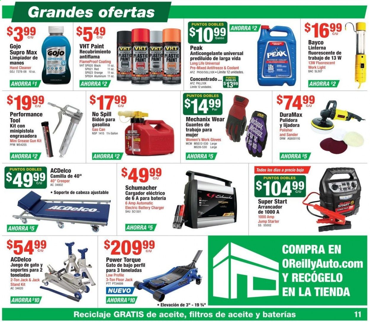 O'Reilly Auto Parts (ES) Weekly Ad & Flyer April 29 to May 26