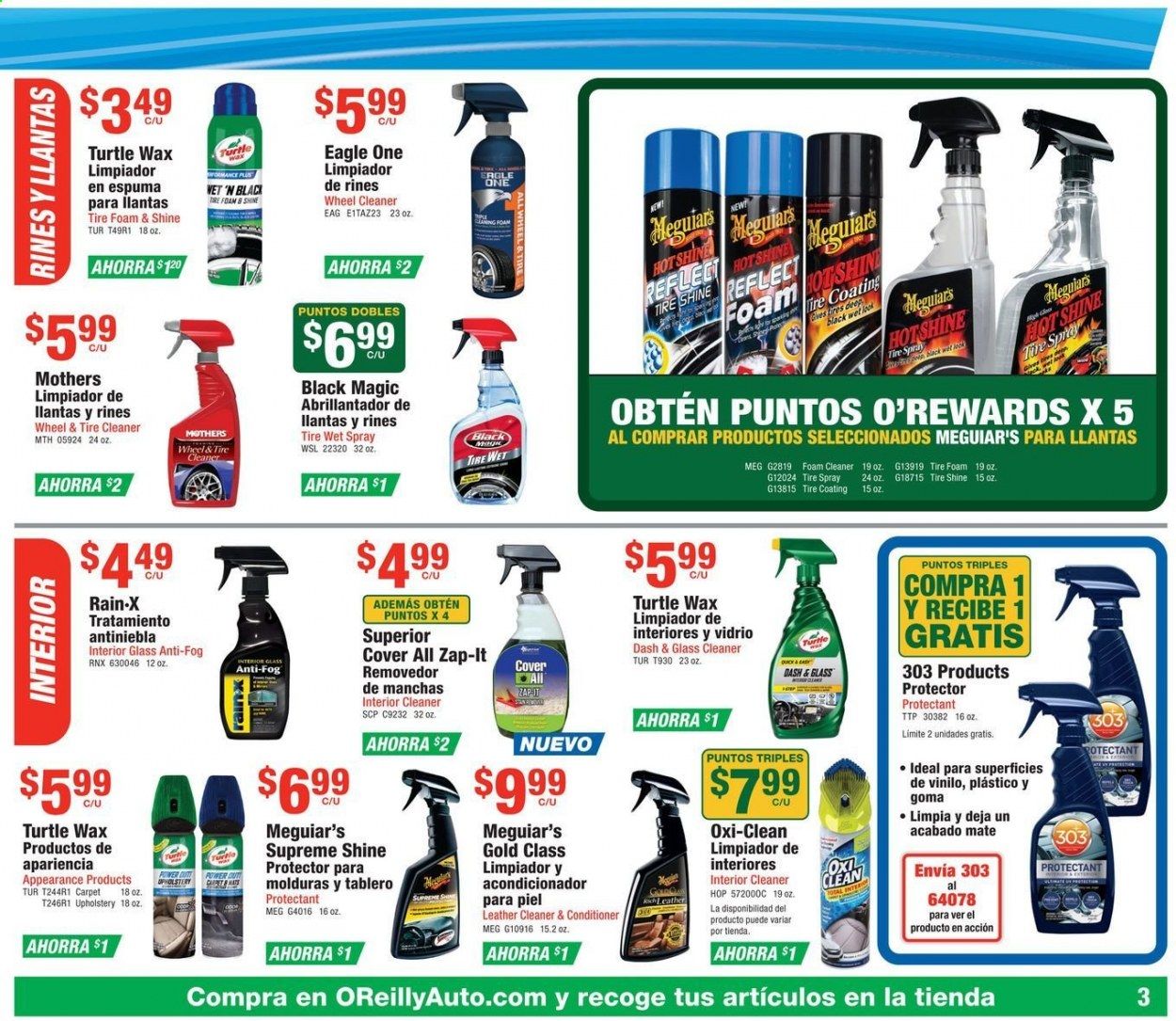 O'Reilly Auto Parts (ES) Weekly Ad & Flyer April 29 to May 26