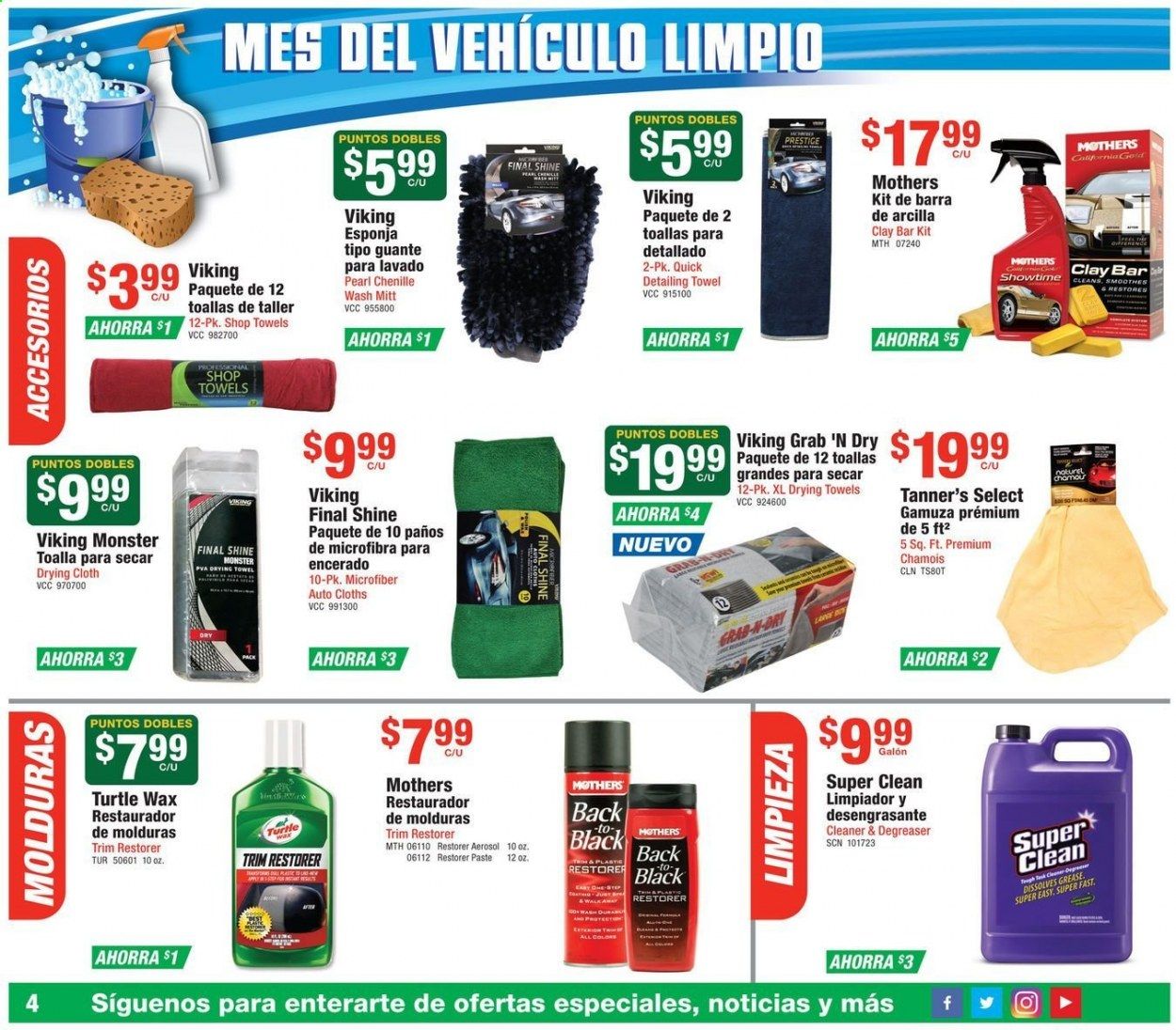 O'Reilly Auto Parts (ES) Weekly Ad & Flyer April 29 to May 26