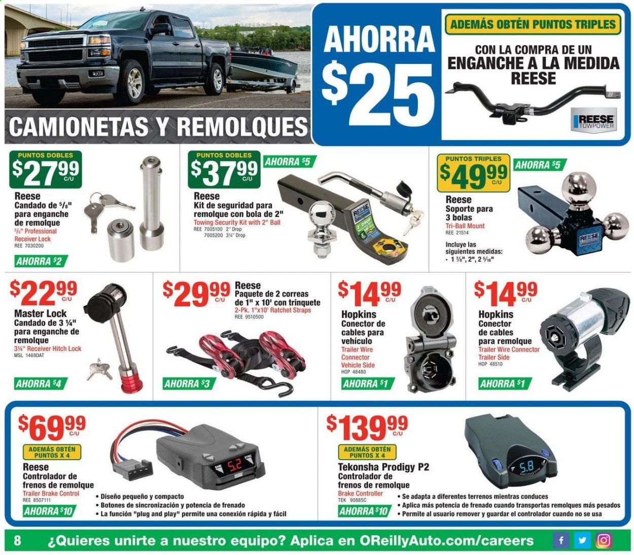 O'Reilly Auto Parts (ES) Weekly Ad & Flyer April 29 to May 26