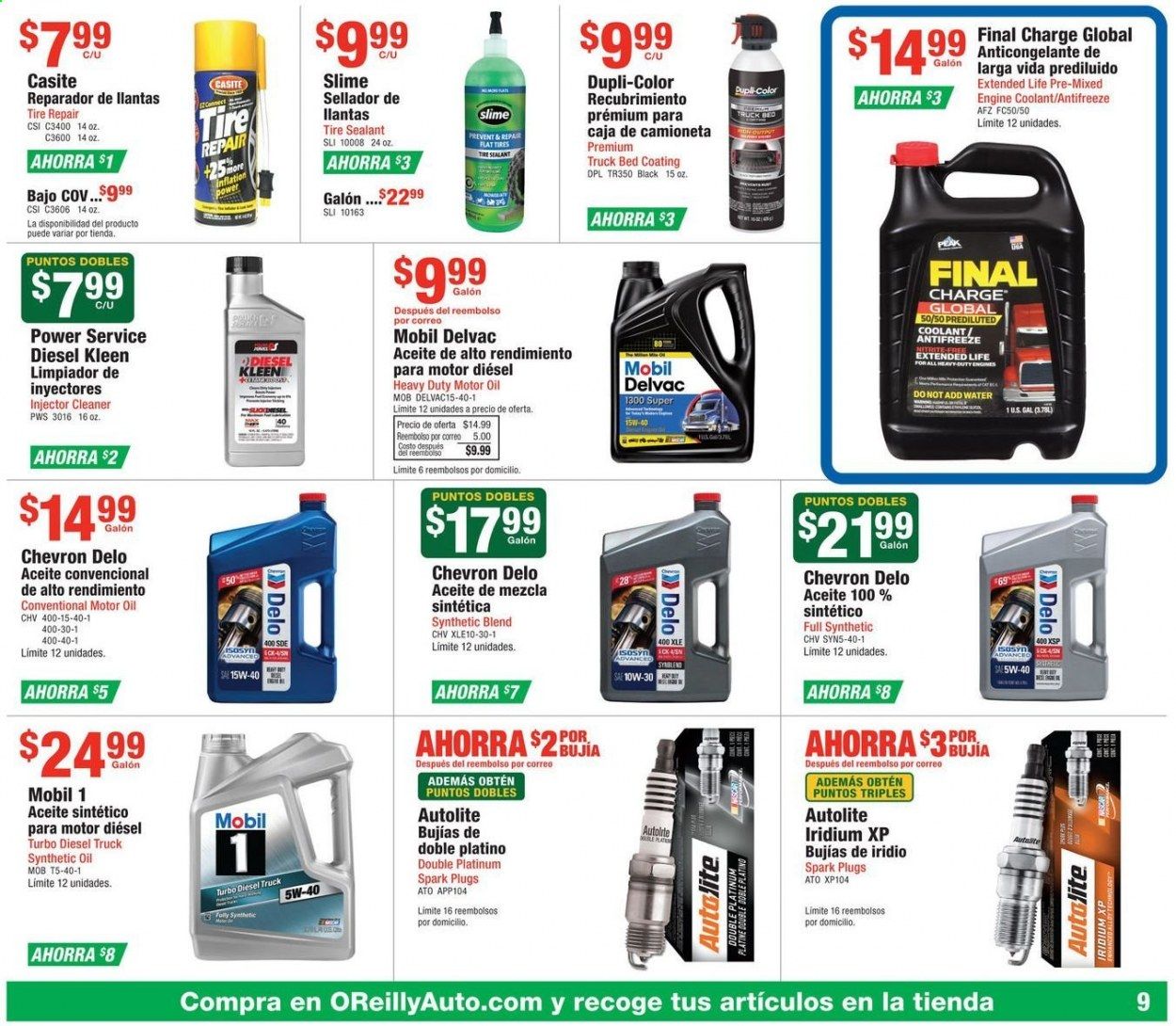 O'Reilly Auto Parts (ES) Weekly Ad & Flyer April 29 to May 26