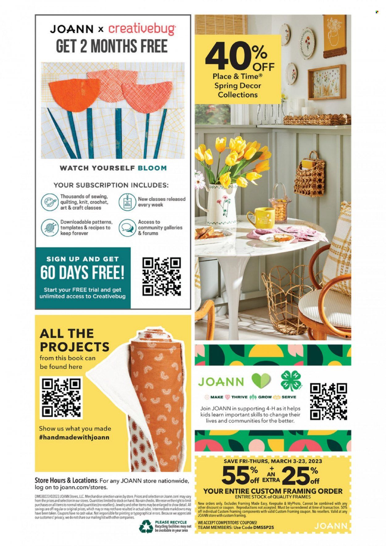 JOANN Weekly Ad Flyer Specials March 3 to March 23, 2023