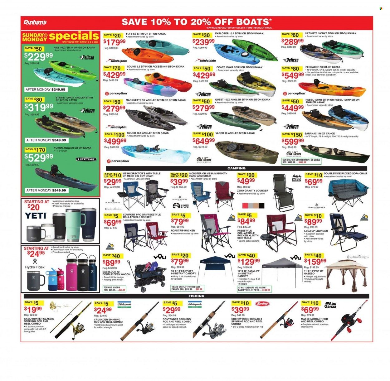 Dunham's Sports Weekly Ad Flyer Specials March 4 to March 9, 2023