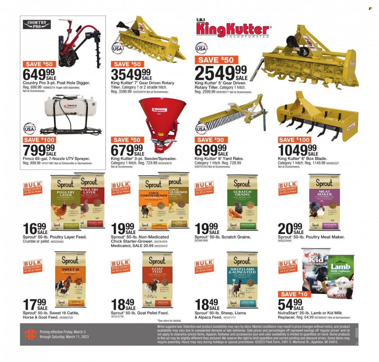 Fleet Farm (IA, MN, ND, WI) Weekly Ad Flyer Specials March 3 to March 11, 2023