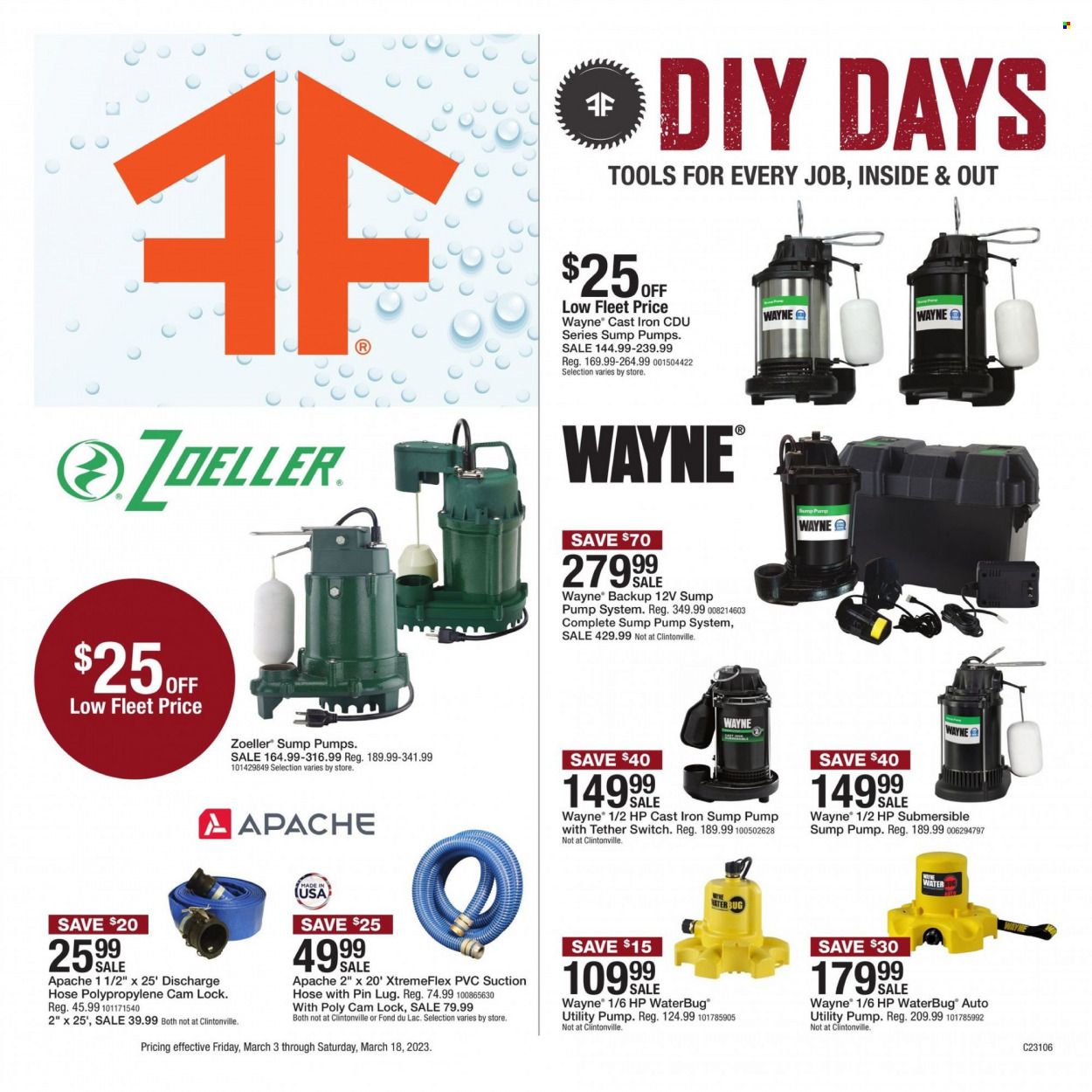 Fleet Farm (IA, MN, ND, WI) Weekly Ad Flyer Specials March 3 to March 18, 2023