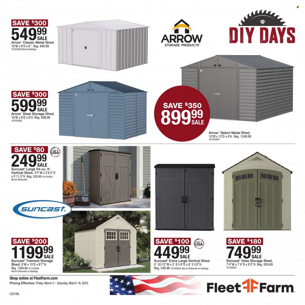 Fleet Farm (IA, MN, ND, WI) Weekly Ad Flyer Specials March 3 to March 18, 2023