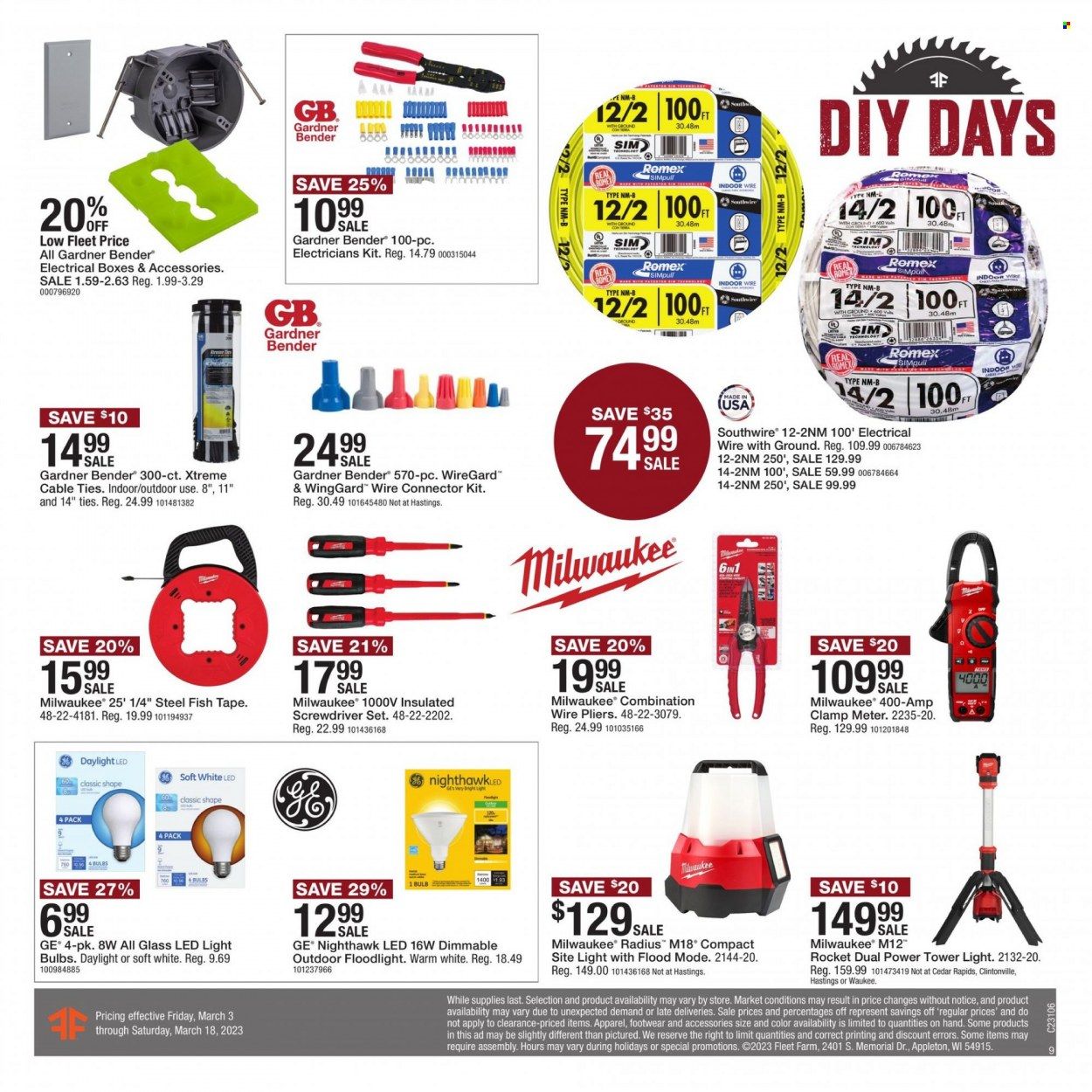 Fleet Farm (IA, MN, ND, WI) Weekly Ad Flyer Specials March 3 to March 18, 2023
